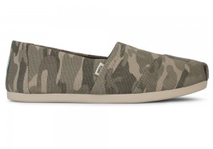 Espadryle Damskie Toms Camo Szare Brązowe Szare | 1062RNAYW