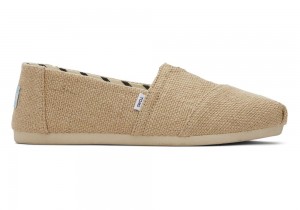 Espadryle Damskie Toms Heritage Płócienne Beżowe | 8035WBHRZ