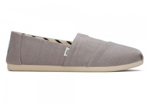 Espadryle Damskie Toms Heritage Płócienne Szare | 2681JSRPO