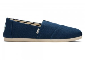 Espadryle Damskie Toms Heritage Płócienne Niebieskie | 2974GJUIE