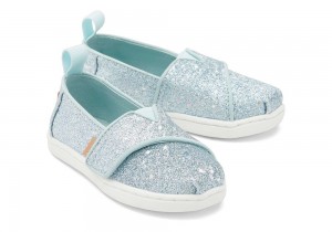 Espadryle Dziecięce Toms Mint Cosmic Glitter Toddler Shoe Mięta | 3541PXKOJ