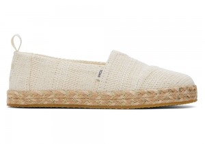 Espadryle Dziecięce Toms Youth Metallic Kids Shoe Beżowe | 5821ZNPEW