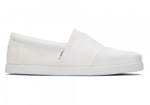 Espadryle Męskie Toms Alp Fwd Recycled Bawełniane Płócienne Białe | 1708HJDLP