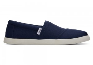 Espadryle Męskie Toms Alp Fwd Recycled Bawełniane Płócienne Granatowe | 4207EATQK