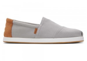 Espadryle Męskie Toms Alp Fwd Twill Jasny Szare | 1267NITKL