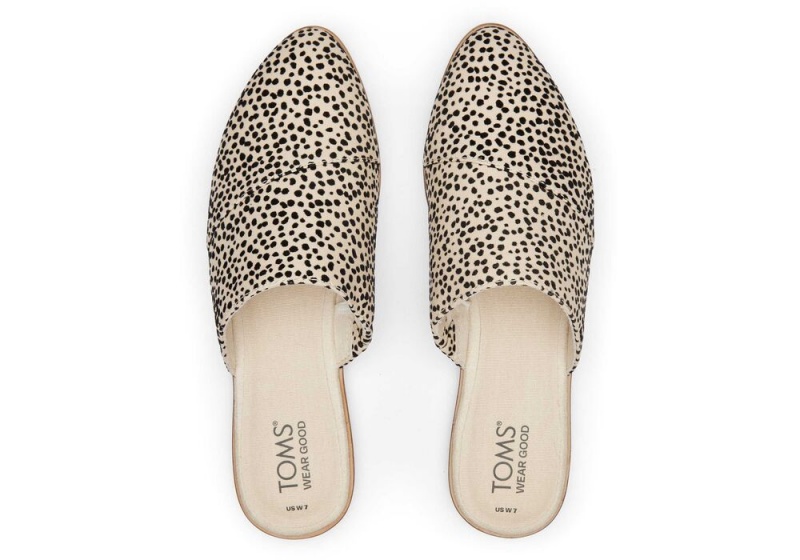 Buty Płaskie Damskie Toms Jade Mini Cheetah Print Panterka | 4629RMCEA