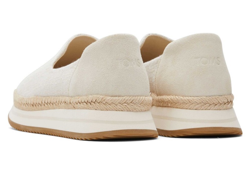 Espadryle Damskie Toms Jocelyn Tekstylne Beżowe | 2396RYNBG