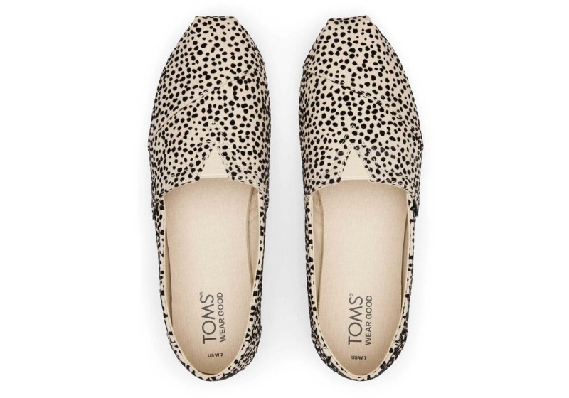 Espadryle Damskie Toms Mini Cheetah Panterka | 1496ZFAMV