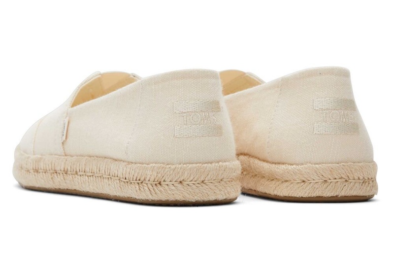 Espadryle Damskie Toms Rope 2.0 Recycled Bawełniane Beżowe | 8531URSDF