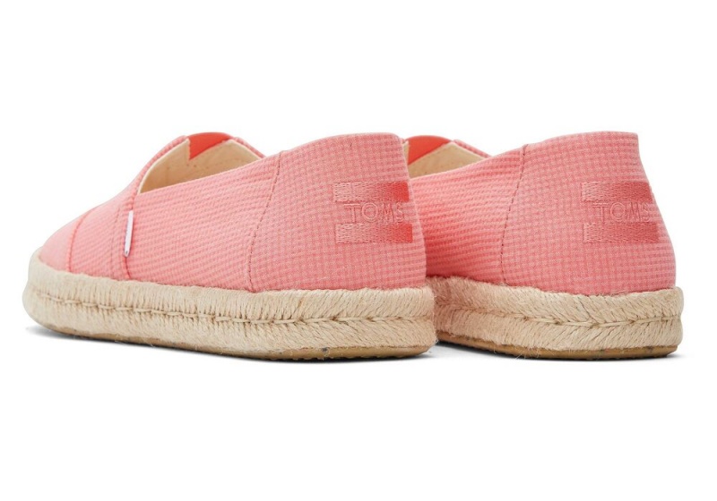 Espadryle Damskie Toms Rope 2.0 Różowe | 6513EVYKU