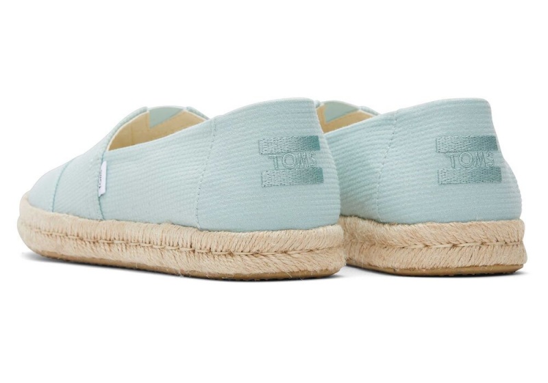 Espadryle Damskie Toms Rope 2.0 Soft Głęboka Mięta | 1572XVJMT