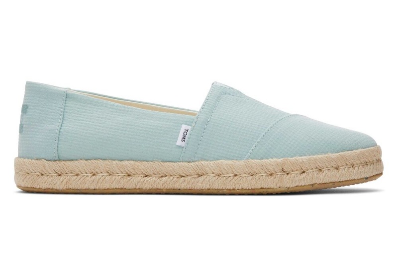 Espadryle Damskie Toms Rope 2.0 Soft Głęboka Mięta | 1572XVJMT