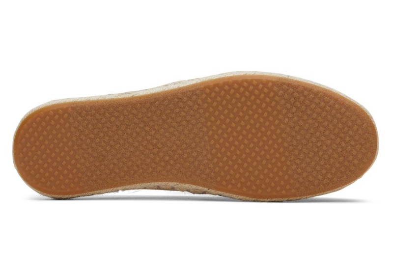 Espadryle Damskie Toms Rope Złote | 3279EOGPQ