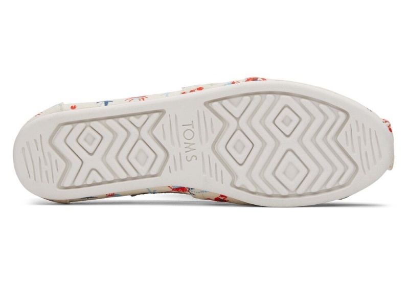 Espadryle Damskie Toms Summer Crabs Beżowe | 2870EKVAC