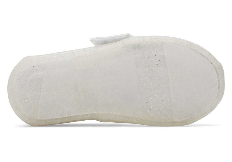 Espadryle Dziecięce Toms Confetti Glitter Toddler Shoe Białe | 6705VTALB