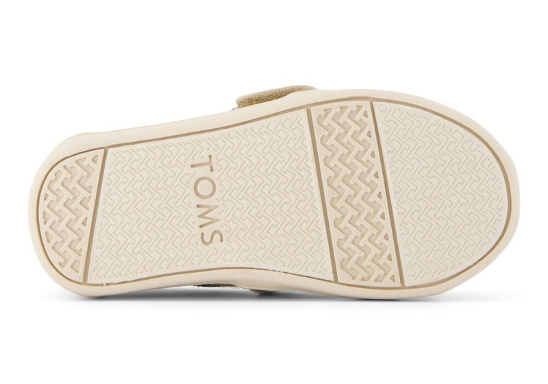 Espadryle Dziecięce Toms Embroidered Bees Toddler Shoe Beżowe | 2015YVTCX