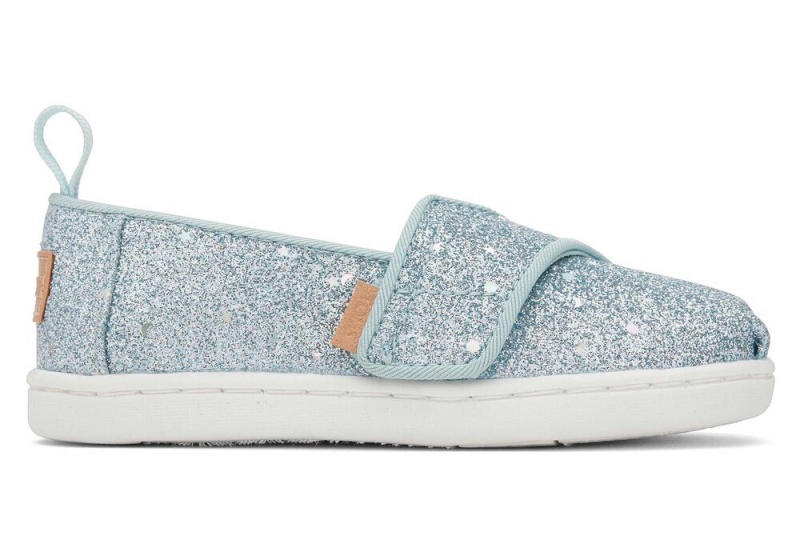 Espadryle Dziecięce Toms Mint Cosmic Glitter Toddler Shoe Mięta | 3541PXKOJ