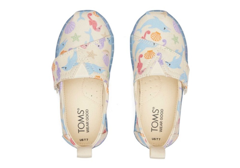 Espadryle Dziecięce Toms Ocean Friends Toddler Shoe Kolorowe | 4915EZBXT