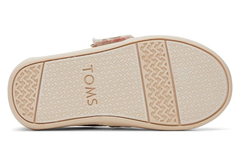 Espadryle Dziecięce Toms Valentines Day Sloths Toddler Shoe Beżowe | 9243YSKUR