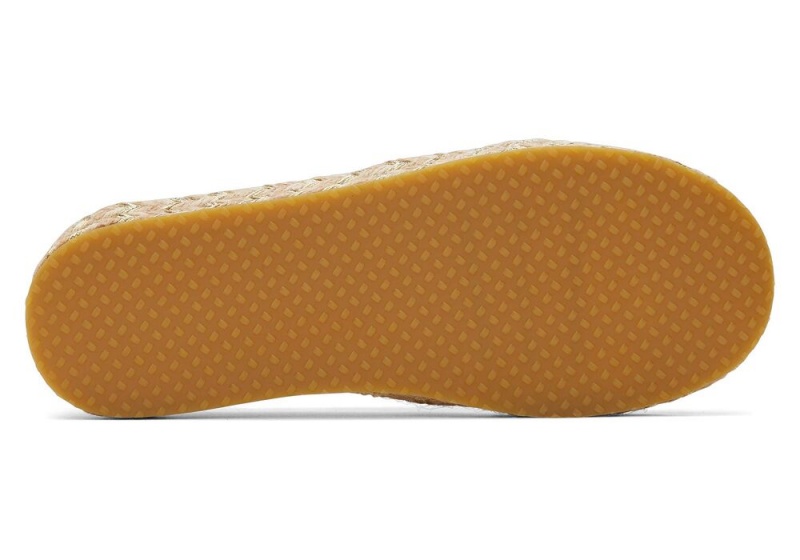 Espadryle Dziecięce Toms Youth Metallic Kids Shoe Beżowe | 5821ZNPEW