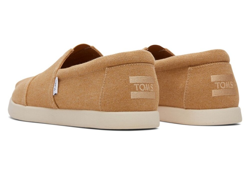 Espadryle Męskie Toms Alp Fwd Doe Recycled Bawełniane Płócienne Brązowe | 0564XOKVE