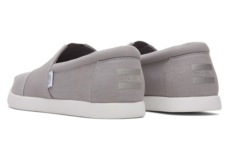 Espadryle Męskie Toms Alp Fwd Recycled Bawełniane Płócienne Szare | 4803RFZPX