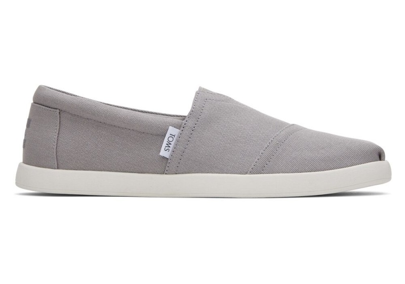 Espadryle Męskie Toms Alp Fwd Recycled Bawełniane Płócienne Szare | 4803RFZPX