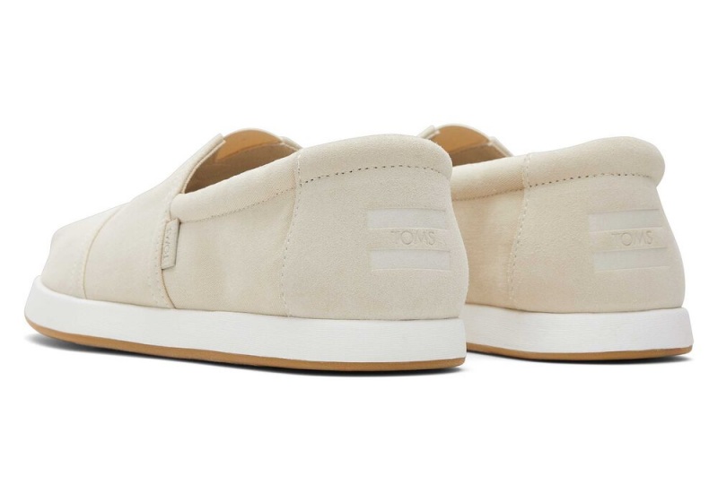 Espadryle Męskie Toms Alp Fwd Twill Beżowe | 2814IRLOB