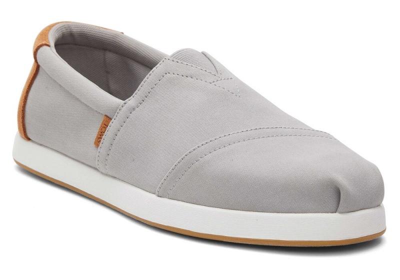 Espadryle Męskie Toms Alp Fwd Twill Jasny Szare | 1267NITKL