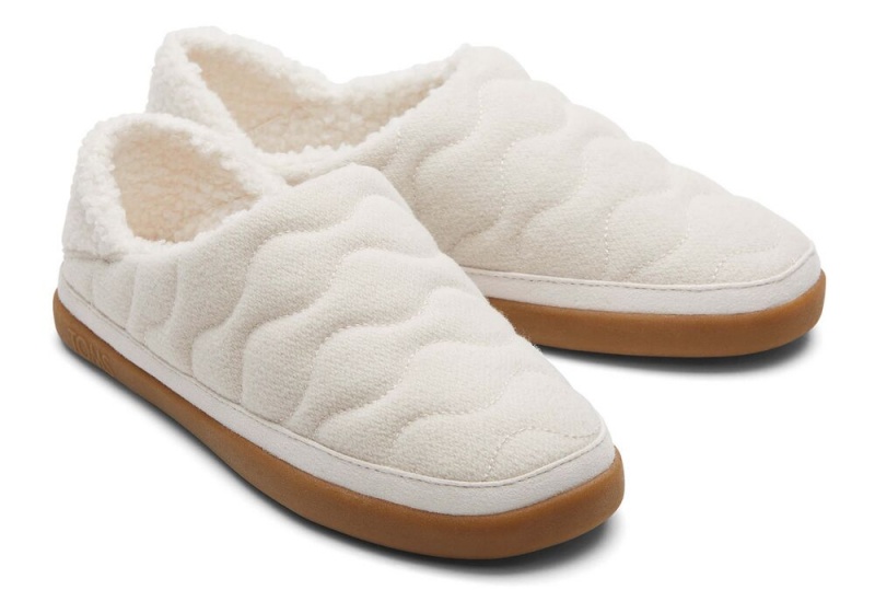 Kapcie Damskie Toms Ezra Light Sand Pikowana Convertible Głęboka Brązowe | 9728OEXCT