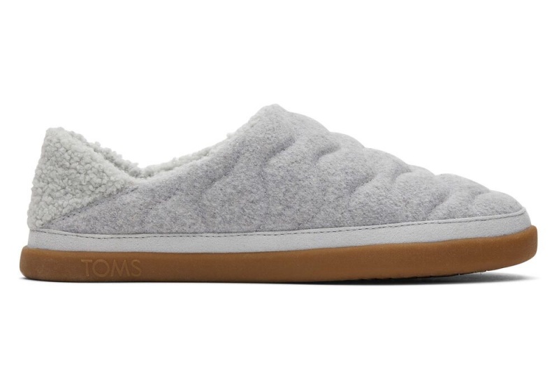 Kapcie Damskie Toms Ezra Pikowana Convertible Szare | 3967JNVPY