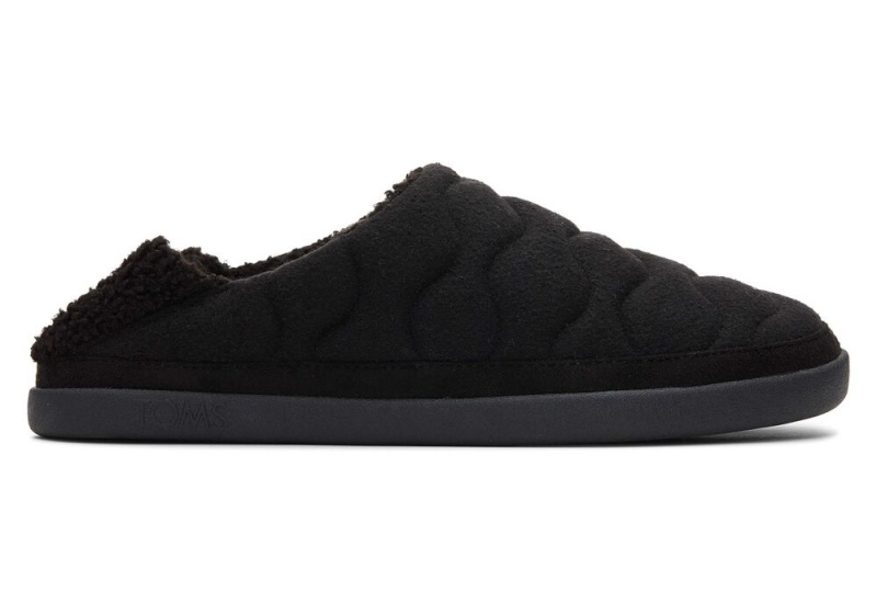 Kapcie Damskie Toms Ezra Pikowana Convertible Czarne | 2456APFGQ