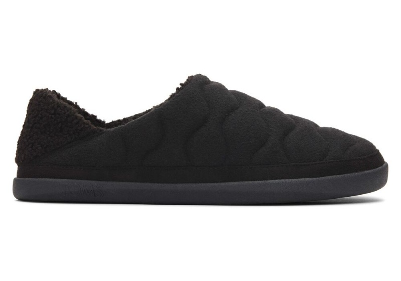 Kapcie Damskie Toms Ezra Pikowana Convertible Czarne | 2456APFGQ