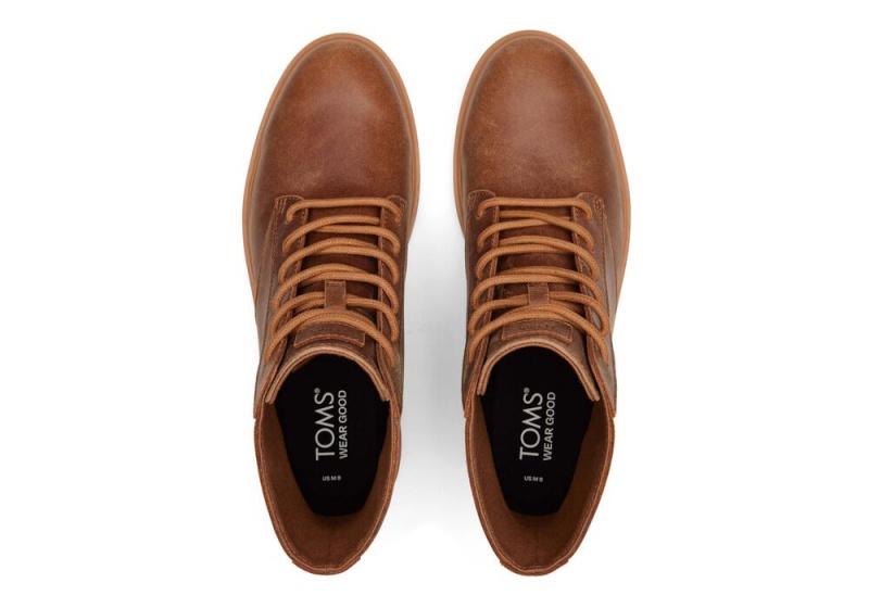 Kozaki Męskie Toms Navi TRVL LITE Ranger Tan Wody Resistant Brązowe | 6824LVYFX