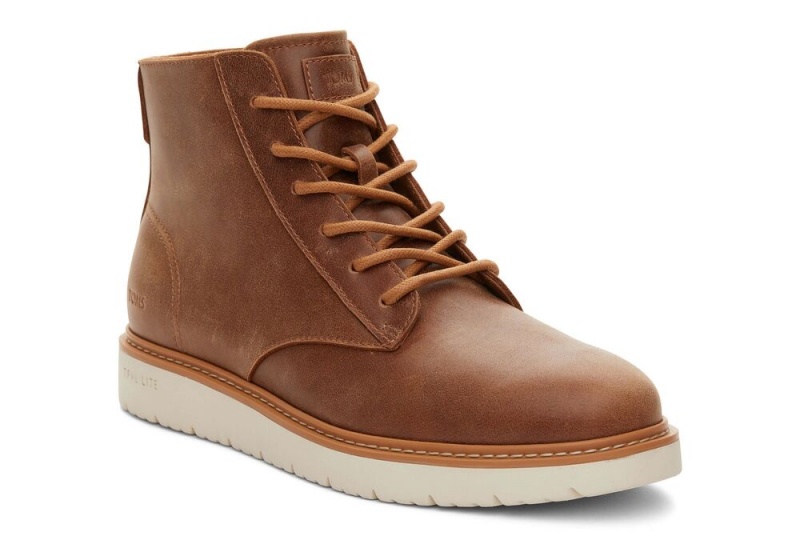 Kozaki Męskie Toms Navi TRVL LITE Ranger Tan Wody Resistant Brązowe | 6824LVYFX