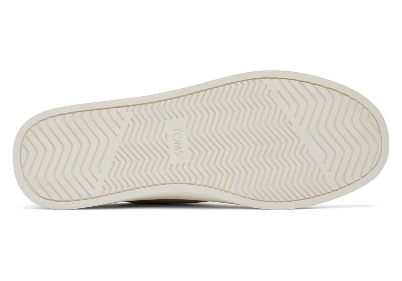 Trampki Damskie Toms Kameron Metallic Skórzane Beżowe | 9873ZAJSG