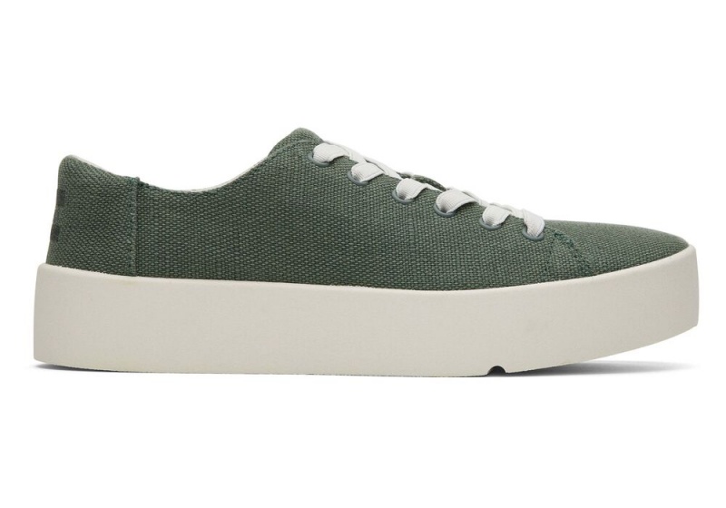 Trampki Damskie Toms Verona Zielone | 4518FDRUT