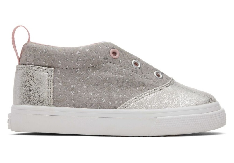 Trampki Dziecięce Toms Fenix Mid Foil Toddler Shoe Jasny Szare | 6902JHNUB