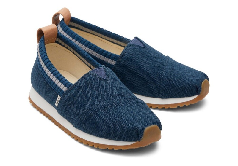 Trampki Dziecięce Toms Youth Resident Heritage Płócienne Kids Niebieskie | 9452RLHOK