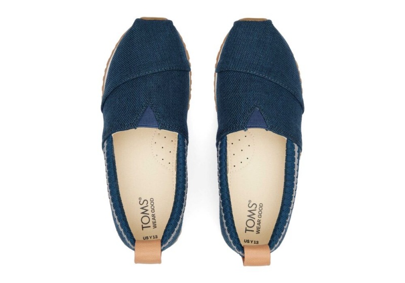 Trampki Dziecięce Toms Youth Resident Heritage Płócienne Kids Niebieskie | 9452RLHOK