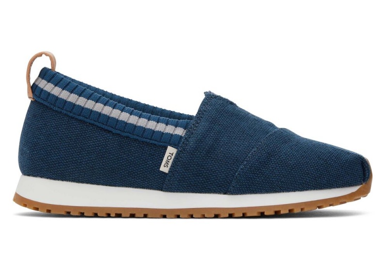 Trampki Dziecięce Toms Youth Resident Heritage Płócienne Kids Niebieskie | 9452RLHOK