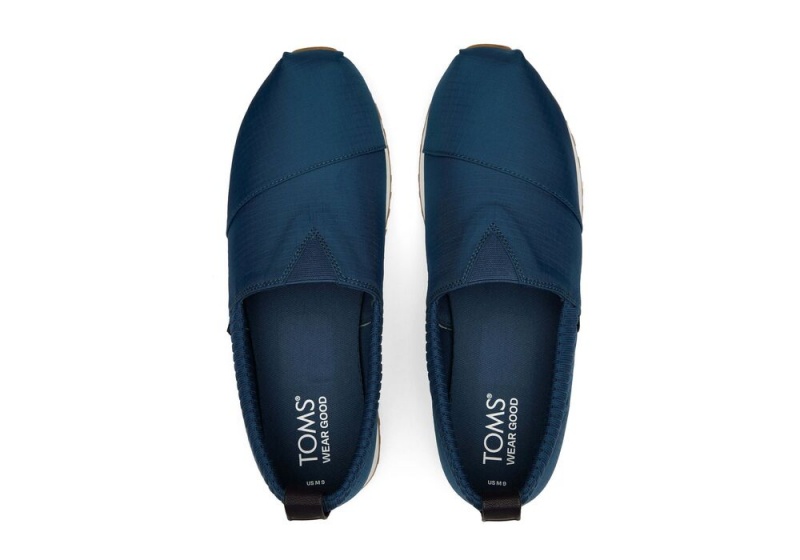 Trampki Męskie Toms Resident 2.0 Ripstop Ciemny Indygo | 8756TEGFM