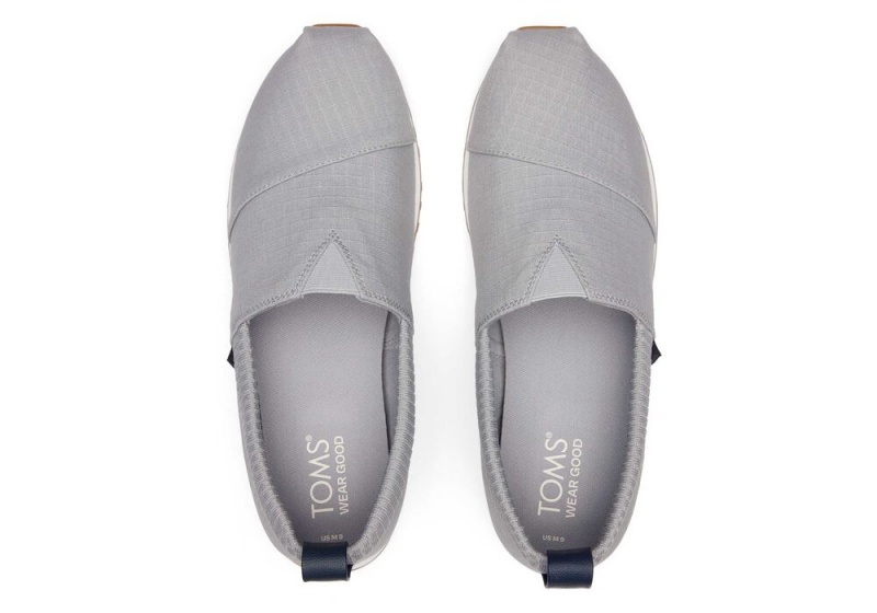 Trampki Męskie Toms Resident 2.0 Ripstop Szare | 6015MIHET