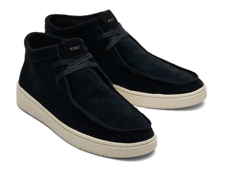 Trampki Męskie Toms TRVL LITE Moc Chukka Czarne | 8570CWMBL