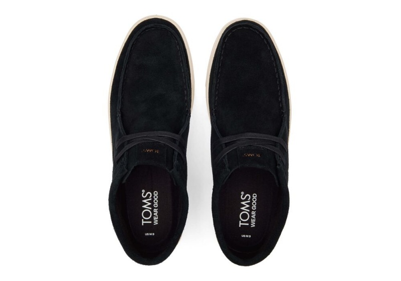 Trampki Męskie Toms TRVL LITE Moc Chukka Czarne | 8570CWMBL