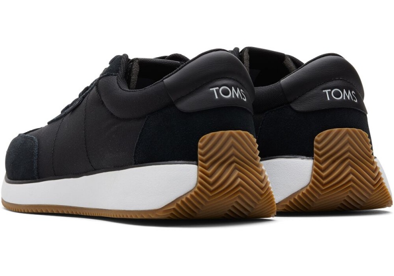 Trampki Męskie Toms Wyndon Jogger Czarne | 0472OVSBH