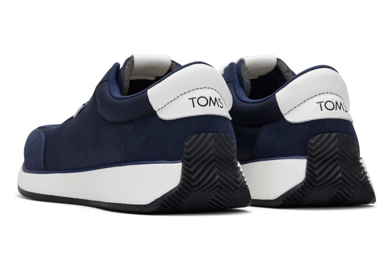 Trampki Męskie Toms Wyndon Jogger Granatowe | 5879OMIKN