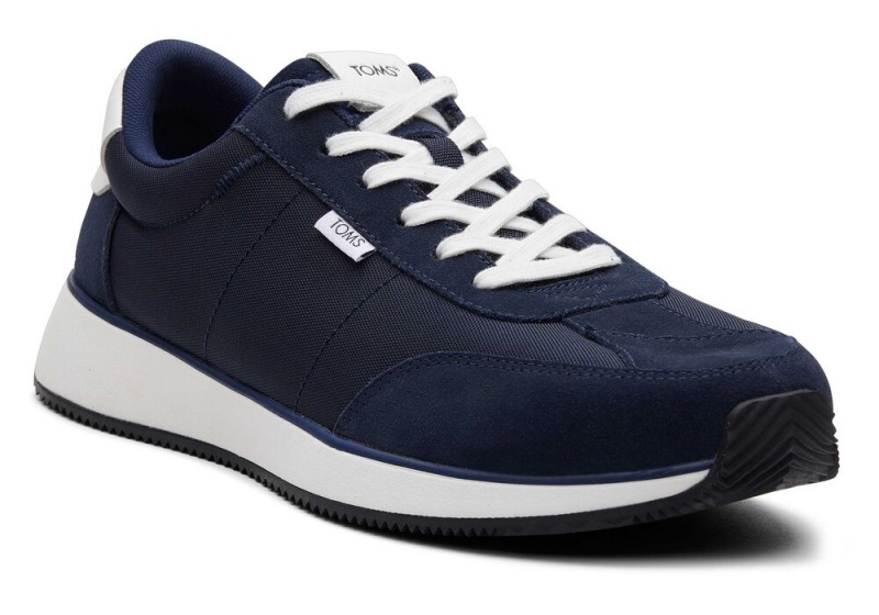 Trampki Męskie Toms Wyndon Jogger Granatowe | 5879OMIKN